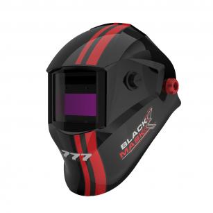 Фото Маска сварщика хамелеон BLACK MASK c АСФ 777 51ST777SS (с наклейками)