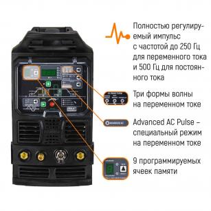 PowerTig 325EXT 3ph 380V Everlast Установка аргонодуговой сварки 3EV325EXT. Фото 2